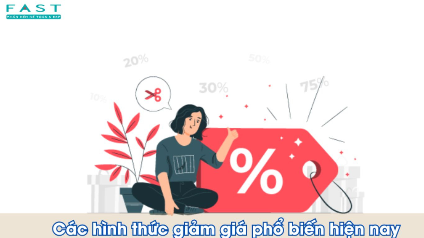 Giảm giá hàng bán có thể được thực hiện theo nhiều hình thức khác nhau