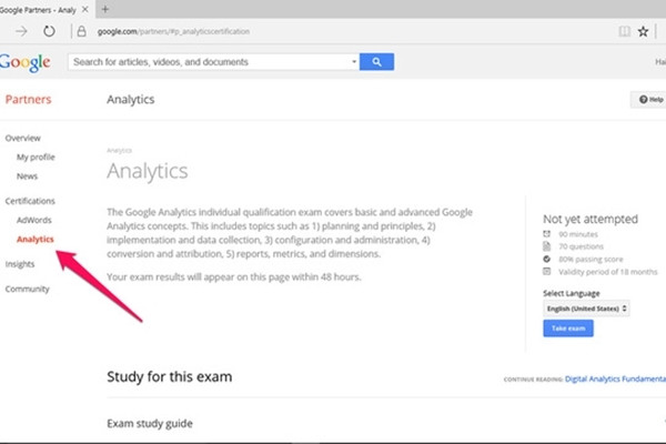 Khóa học Google Analytics