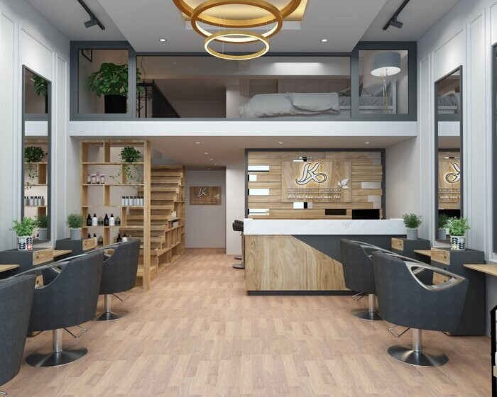 20+ mẫu thiết kế tiệm tóc nhỏ đẹp, ấn tượng đảm bảo hút khách