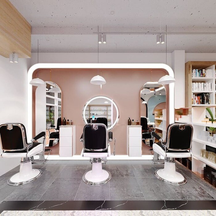 20+ mẫu thiết kế tiệm tóc nhỏ đẹp, ấn tượng đảm bảo hút khách