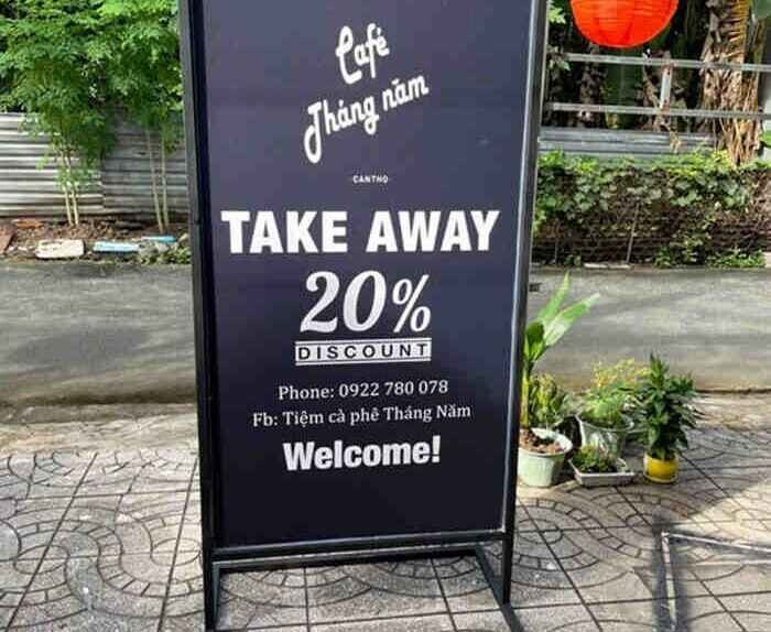 25+ mẫu bảng hiệu Cafe take away (cafe mang đi) đẹp nhất