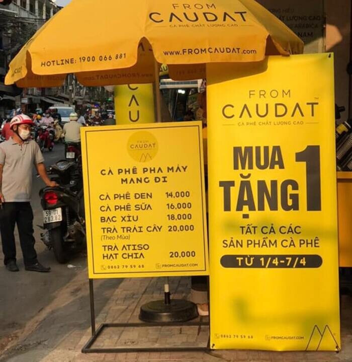 25+ mẫu bảng hiệu Cafe take away (cafe mang đi) đẹp nhất