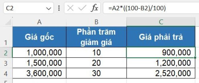 Cách tính giảm giá sản phẩm đơn giản, chính xác nhất 2024