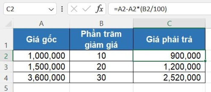 Cách tính giảm giá sản phẩm đơn giản, chính xác nhất 2024