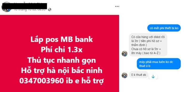 Cảnh giác với mánh khóe lừa đảo khi đi mua máy POS quẹt thẻ!