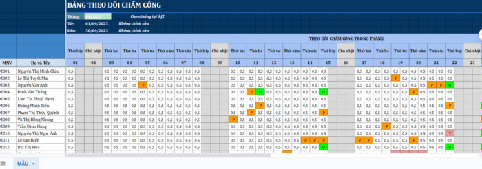 Chấm công là gì? Các mẫu bảng chấm công cập nhật mới nhất 2024