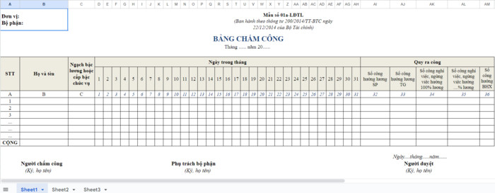 Chấm công là gì? Các mẫu bảng chấm công cập nhật mới nhất 2024