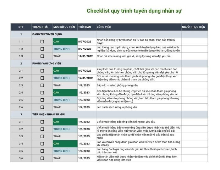 Checklist là gì? Các mẫu checklist công việc dễ sử dụng