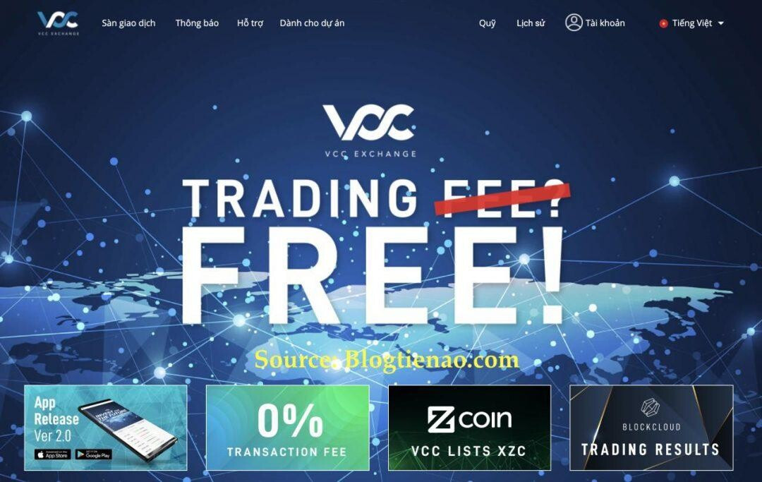 Đánh giá sàn VCC Exchange – Liệu có phải lừa đảo?