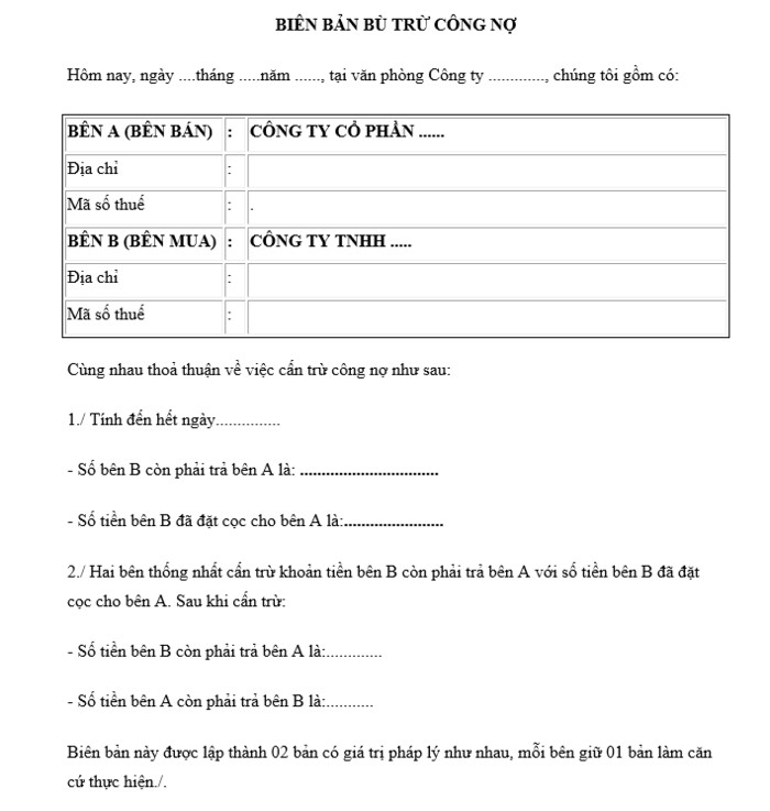 Đối chiếu công nợ là gì? Các mẫu biên bản đối chiếu công nợ chuẩn 2024