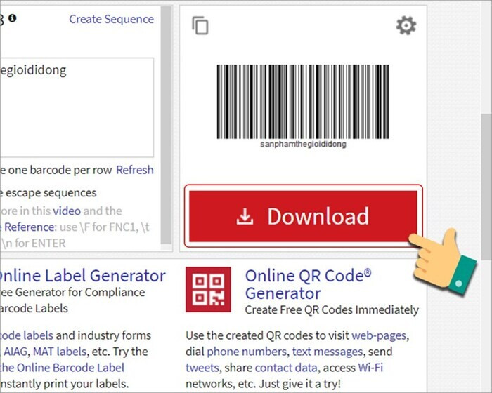 Hướng dẫn cách tạo mã Barcode online miễn phí đơn giản, nhanh chóng 
