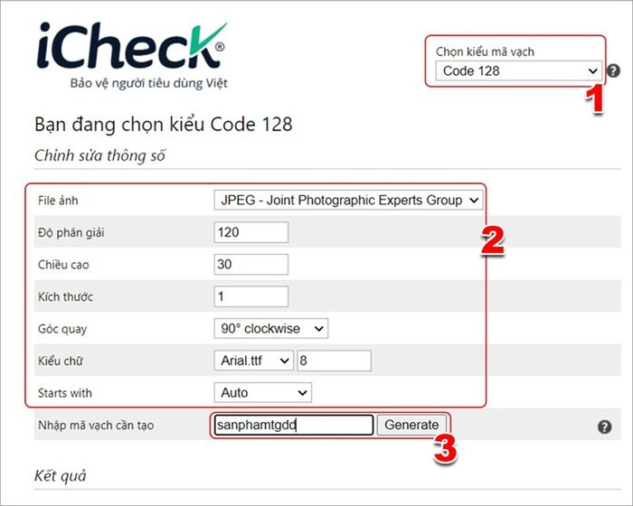 Hướng dẫn cách tạo mã Barcode online miễn phí đơn giản, nhanh chóng 