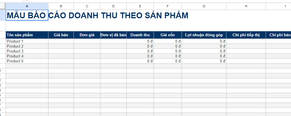 [MIỄN PHÍ] Tổng hợp các mẫu báo cáo doanh thu mới nhất 2024