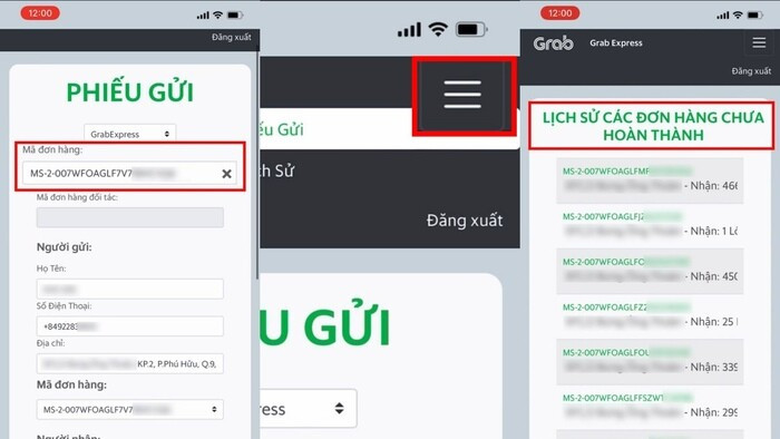 Phiếu gửi điện tử Grab: Hướng dẫn cách đăng nhập và sử dụng