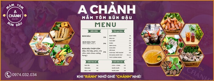 Quán mắm tôm bún đậu A Chảnh có gì HOT? Review chi tiết A-Z