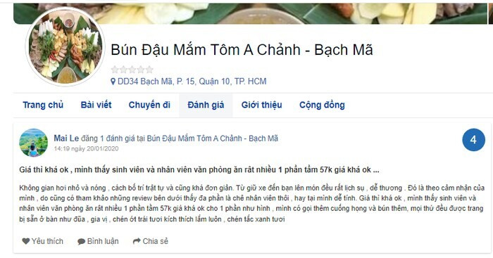 Quán mắm tôm bún đậu A Chảnh có gì HOT? Review chi tiết A-Z