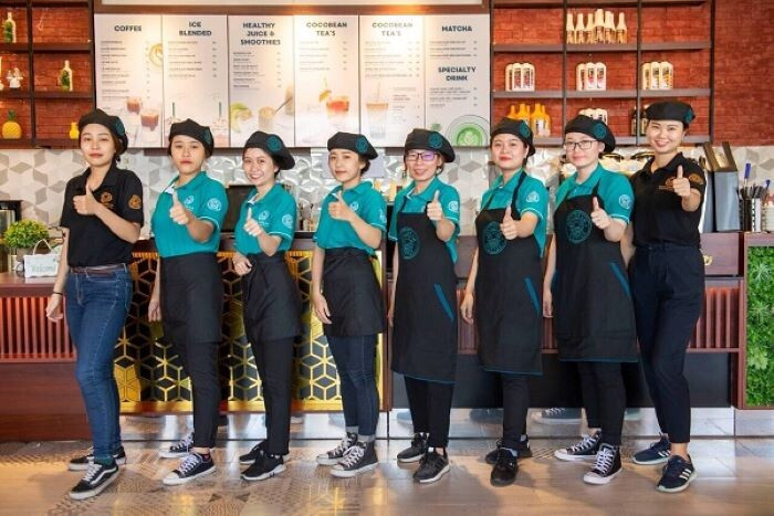 Top 50+ mẫu đồng phục quán cafe đẹp, giá rẻ nhất hiện nay