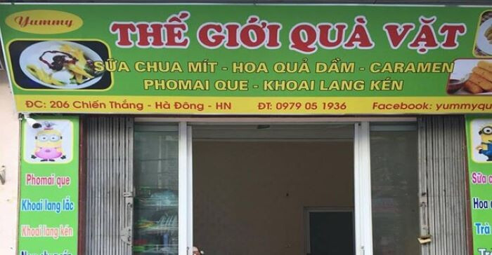 Top những mẫu bảng hiệu quán ăn vặt ấn tượng, thu hút ánh nhìn