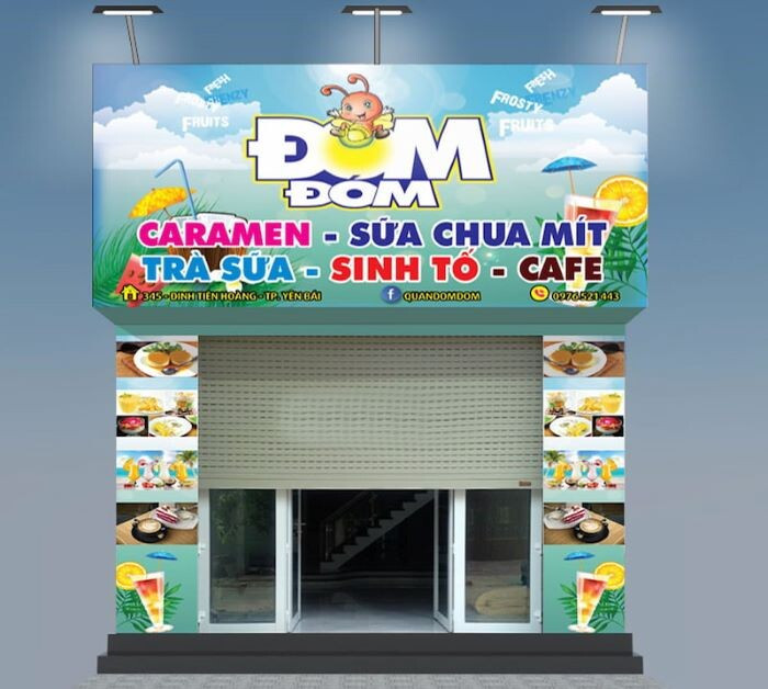 Top những mẫu bảng hiệu quán ăn vặt ấn tượng, thu hút ánh nhìn